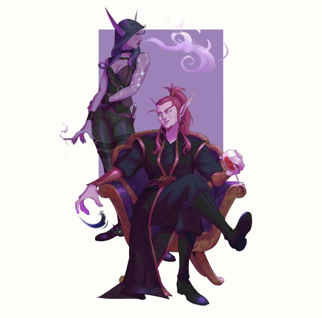 Dnd Couple Portrait Dnd Couple Portrait